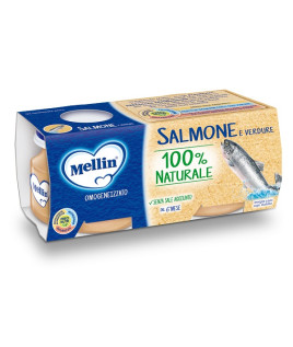 Mellin Omog Salmone 4x80g