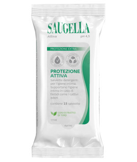 SAUGELLA ATTIVA SALVIETTINE15P