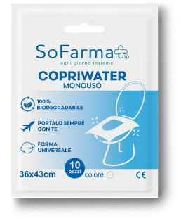 COPRIWATER MONOUSO 10PZ SF+