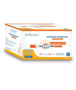 SIRINGA INSULINA 0,5ML 30PZ SF+