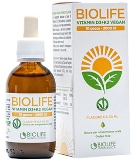 BIOLIFE VITAMIN D3+K2 VEGAN GTT