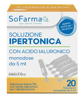 SOLUZ IPERTONICA 3% 20FL SF+