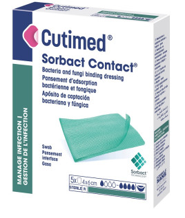 CUTIMED SORBACT CONT 4X6CM 5PZ