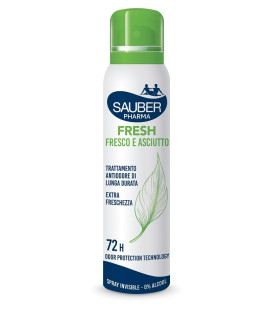 SAUBER DEO 72H FRESH SPRAY