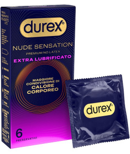 DUREX NUDE SENS REG EX LUBR6PZ