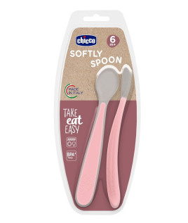 CH CUCCHIAIO SIL DOPP ROSA 6M