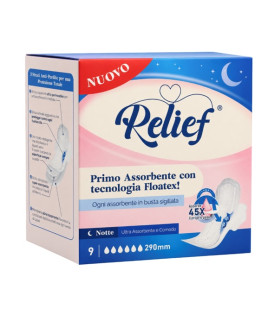 RELIEF ASSORBENTI NOTTE 9PZ