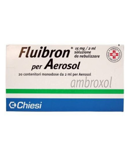 CHIESI FLUIBRON AEROSOL 20 FLACONCINI 15 MG 2ML