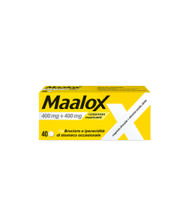 Maalox*40cpr Mast 400mg+400mg